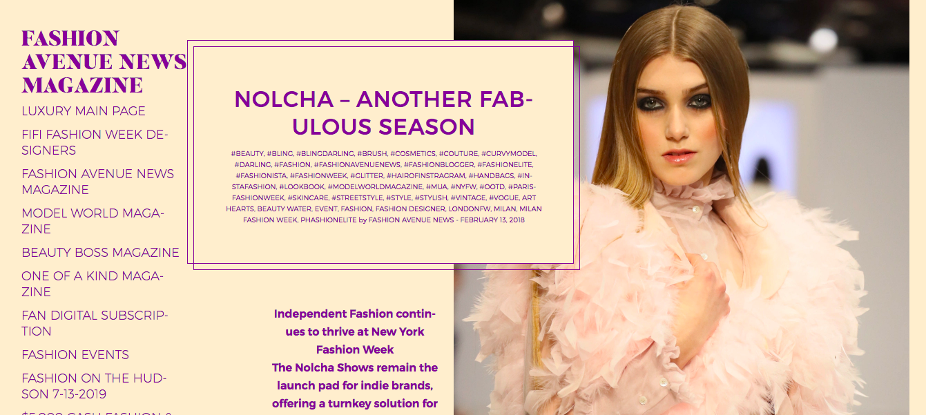 Lavanya Coodly on Fashion Avenue News