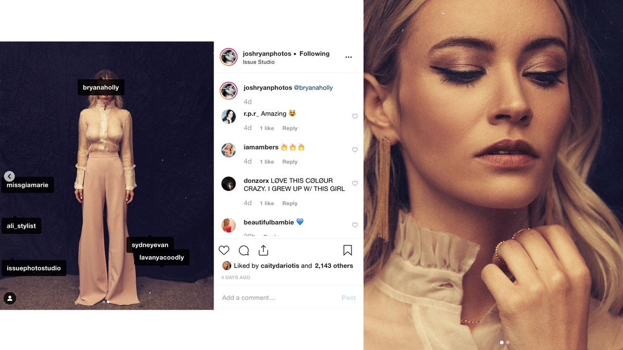 Bryana Holly with our Silk Organza Blouse