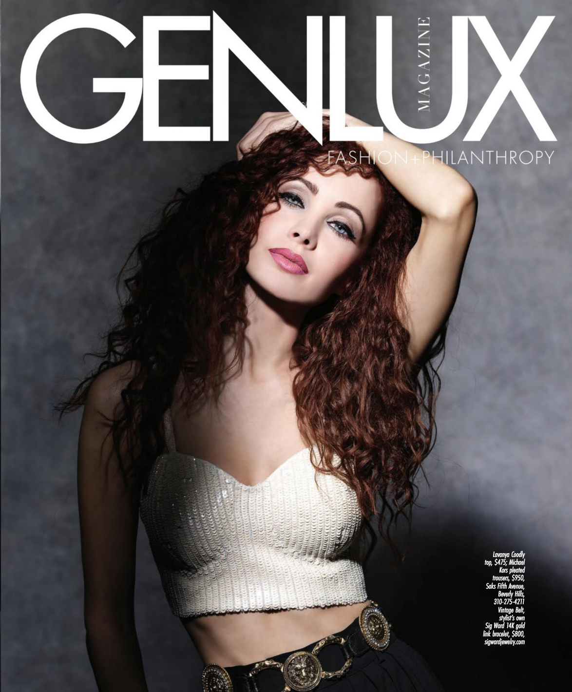 The Vanessa Set on Ksenia Solo for Genlux Magazine Spring/Summer 2020 Issue